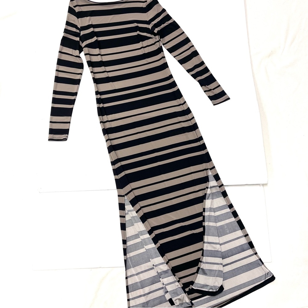 INC Maxi Dress Long Sleeve - Picture 4 of 8